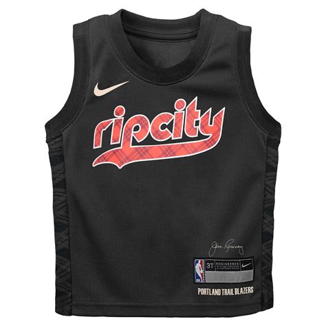 portland trail blazers nike replica infant/toddler boys' nba bodysuit|baby nike jersey.